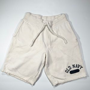 Old Navy Comfy White Sweatpants Shorts - Size Medium